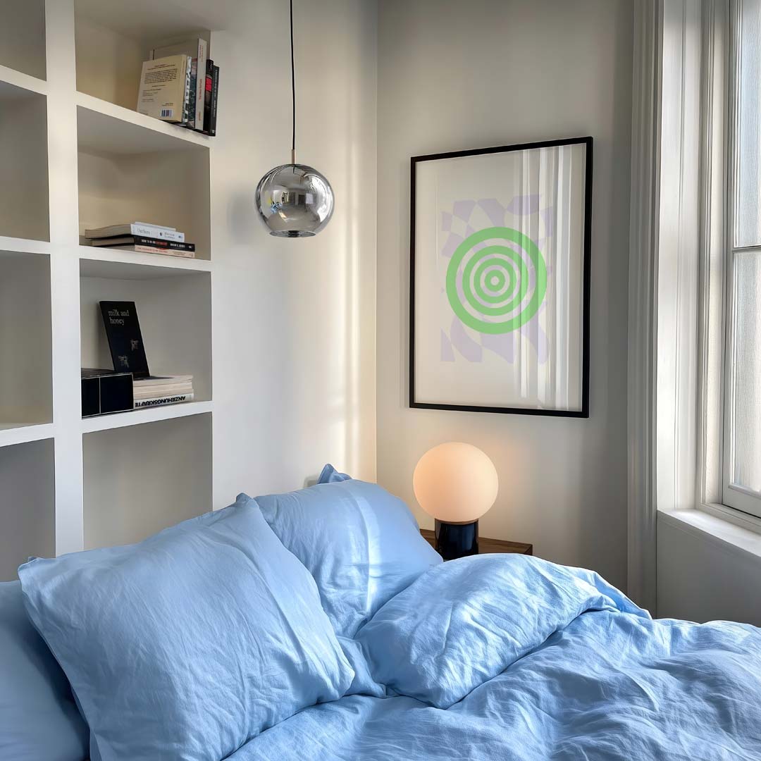 Vrolijke Groene Cirkel Poster-WallArtistic