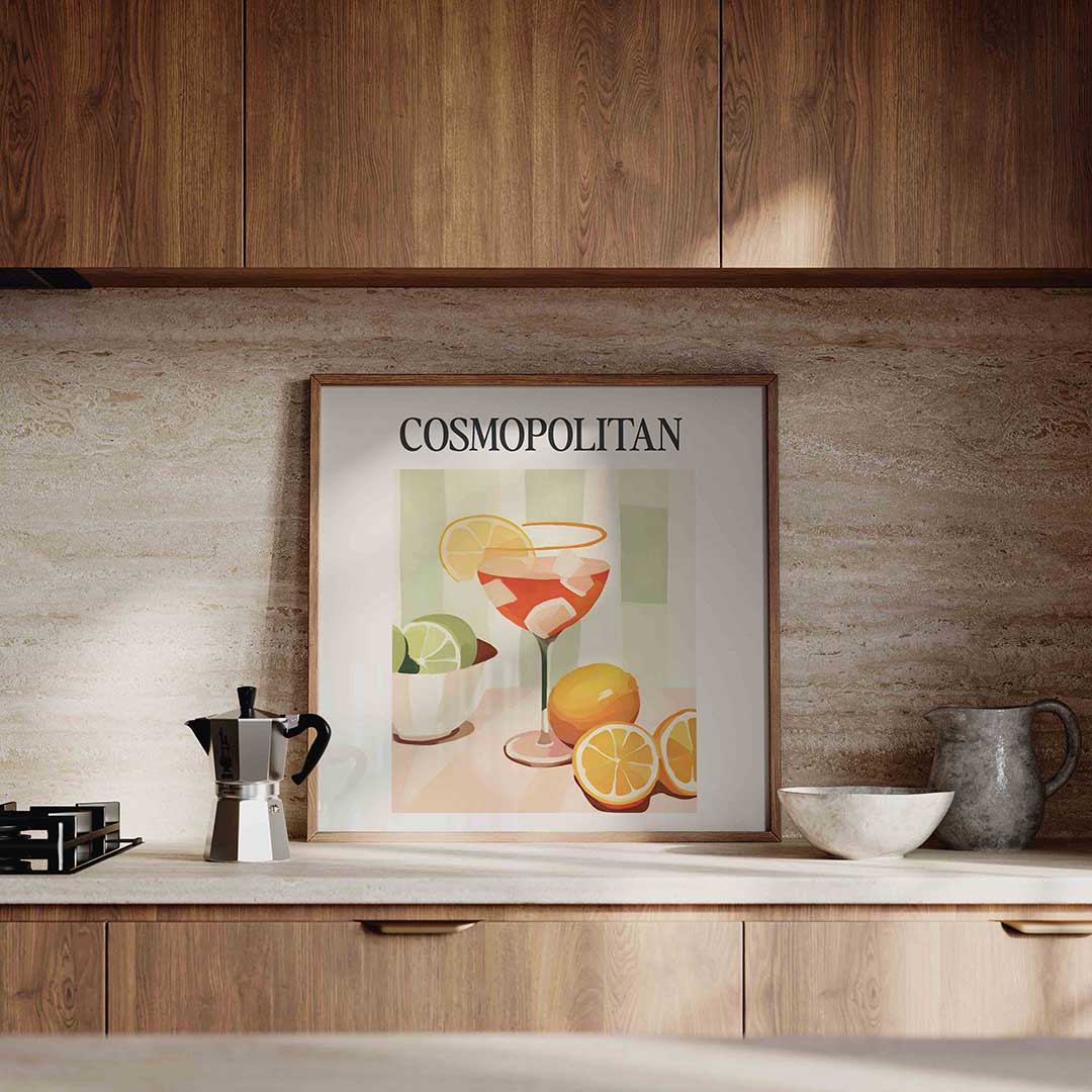 Cosmopolitan cocktail Poster