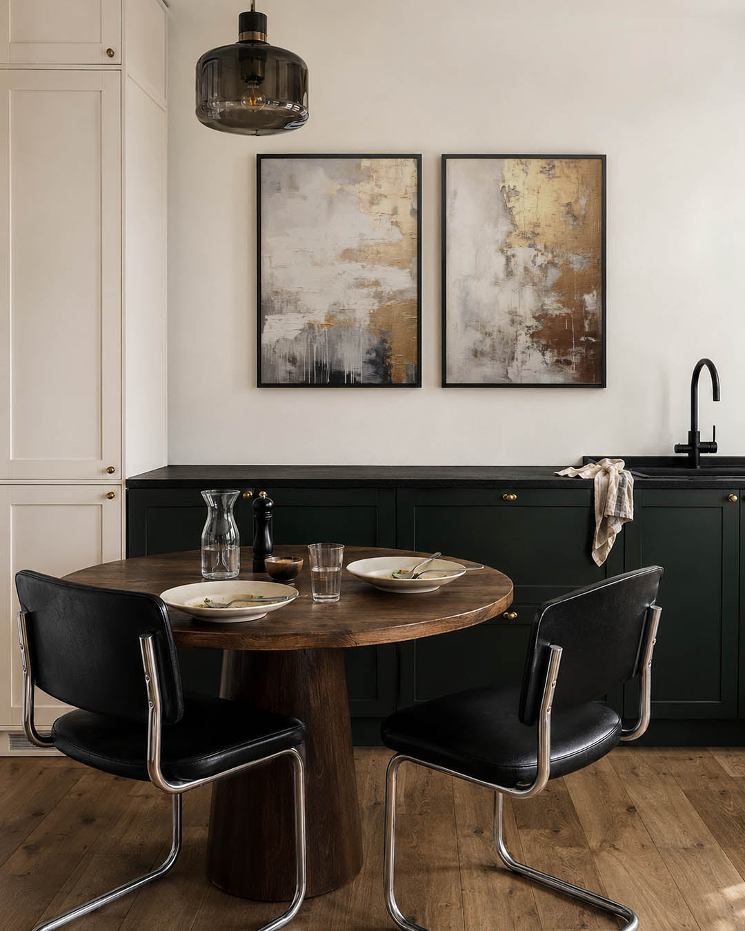 Gouden vervaging Posterset