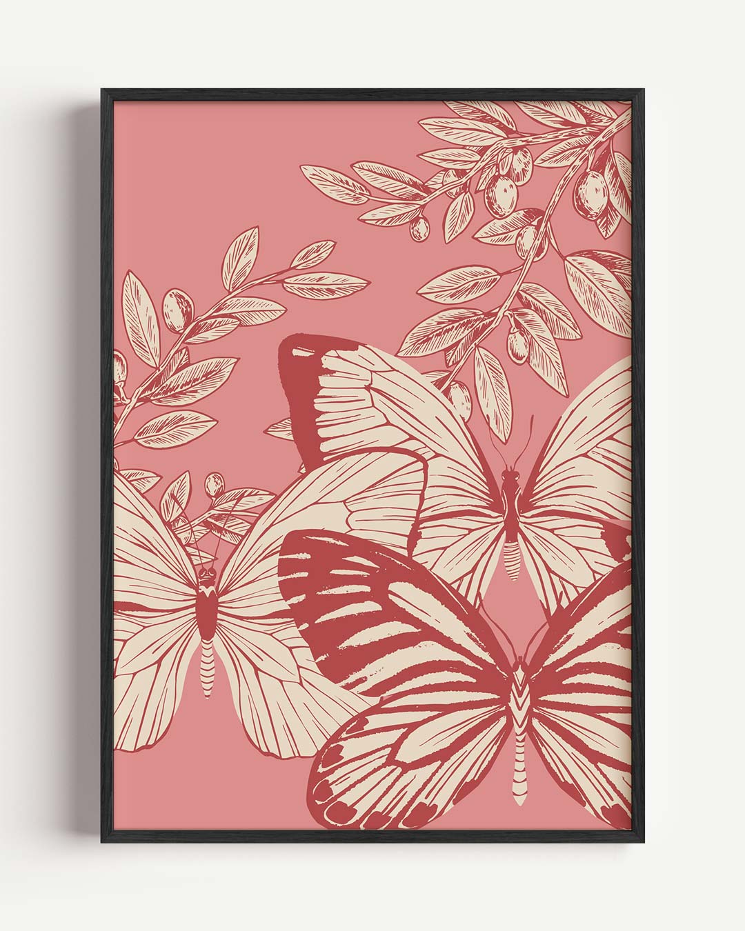 Vlinderdroom Wanddecoratie Poster-WallArtistic