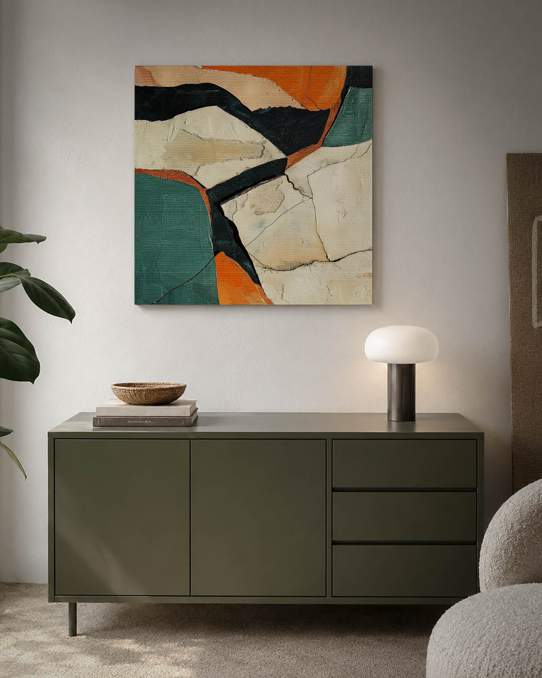 Dynamische vormen Kunstwerk