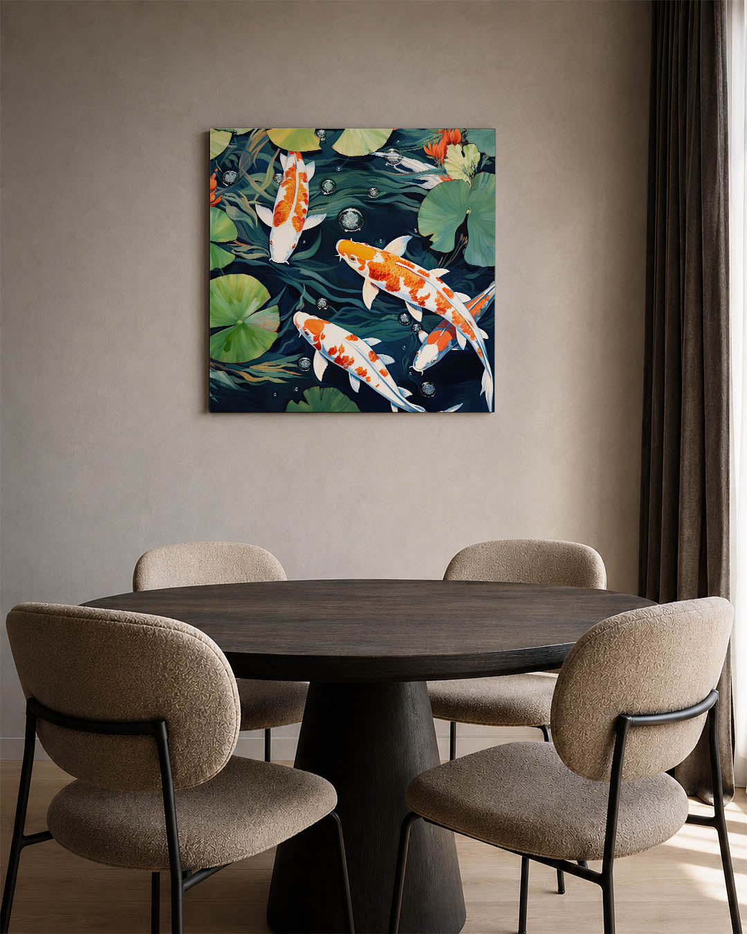 Kleurrijke vissen Kunstwerk