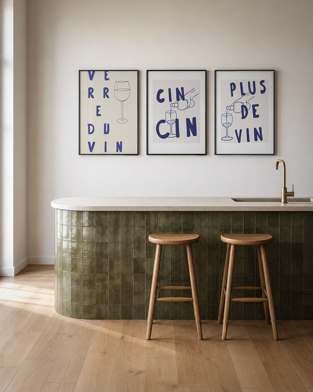Lijnen en letters Posterset