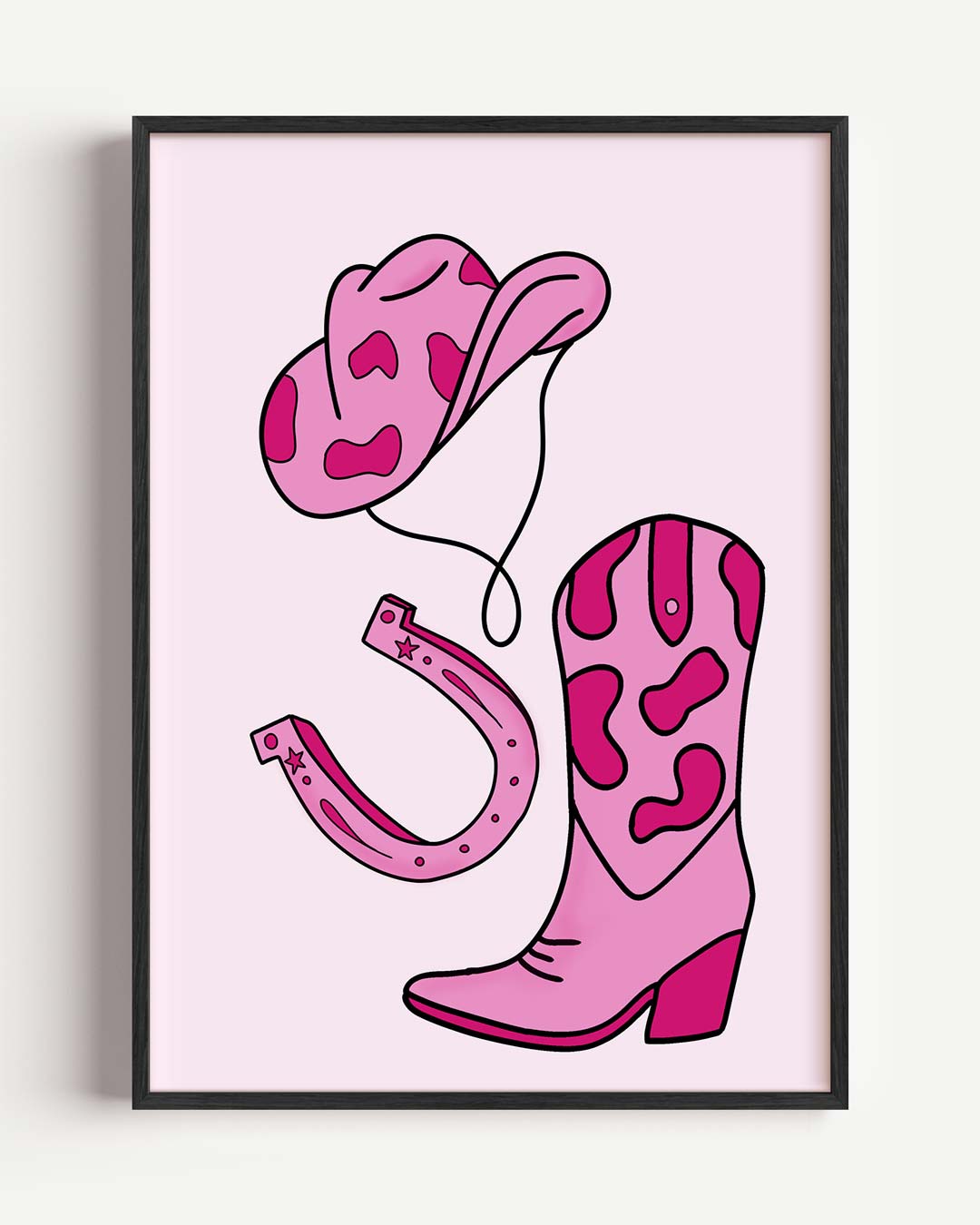 Stoere Western Stijl Poster-WallArtistic