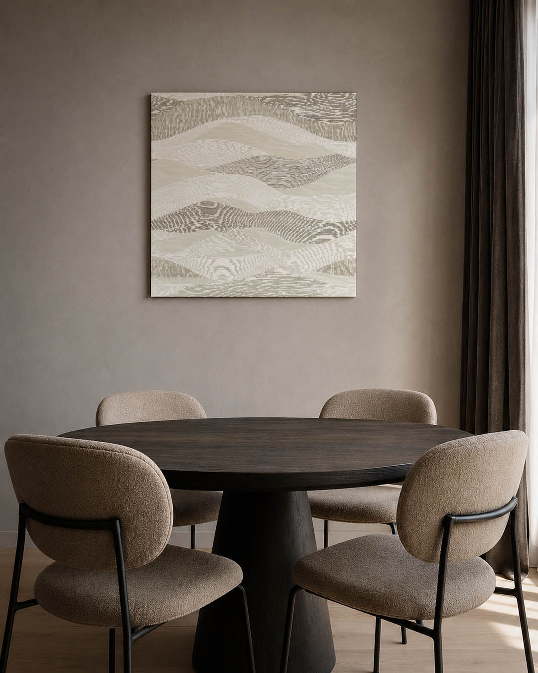 Golvende lijnen Kunstwerk