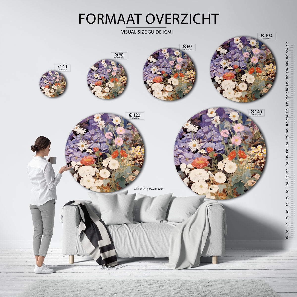 Bloemenpracht Muurcirkel