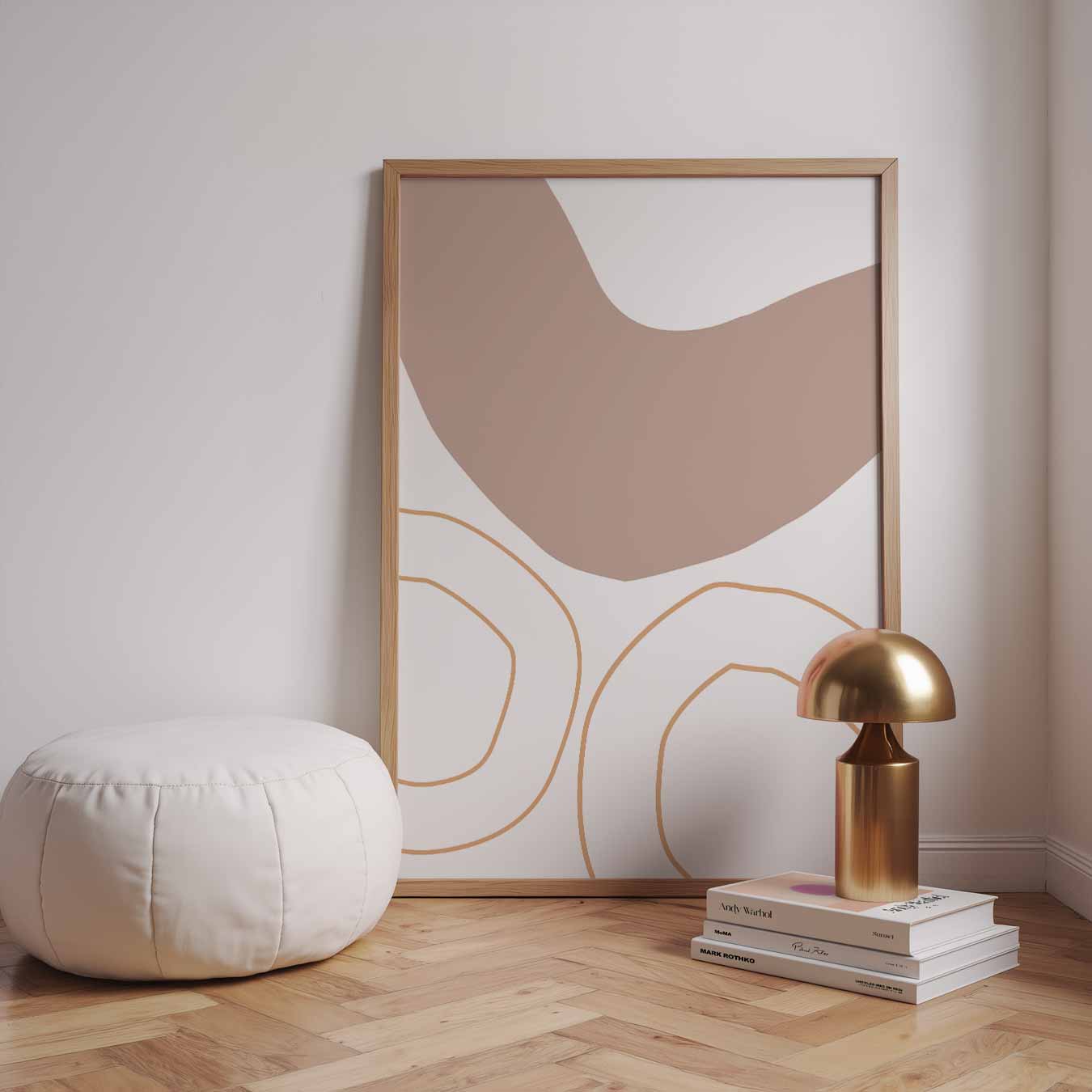 Minimalistische Abstracte Kunstposter-WallArtistic