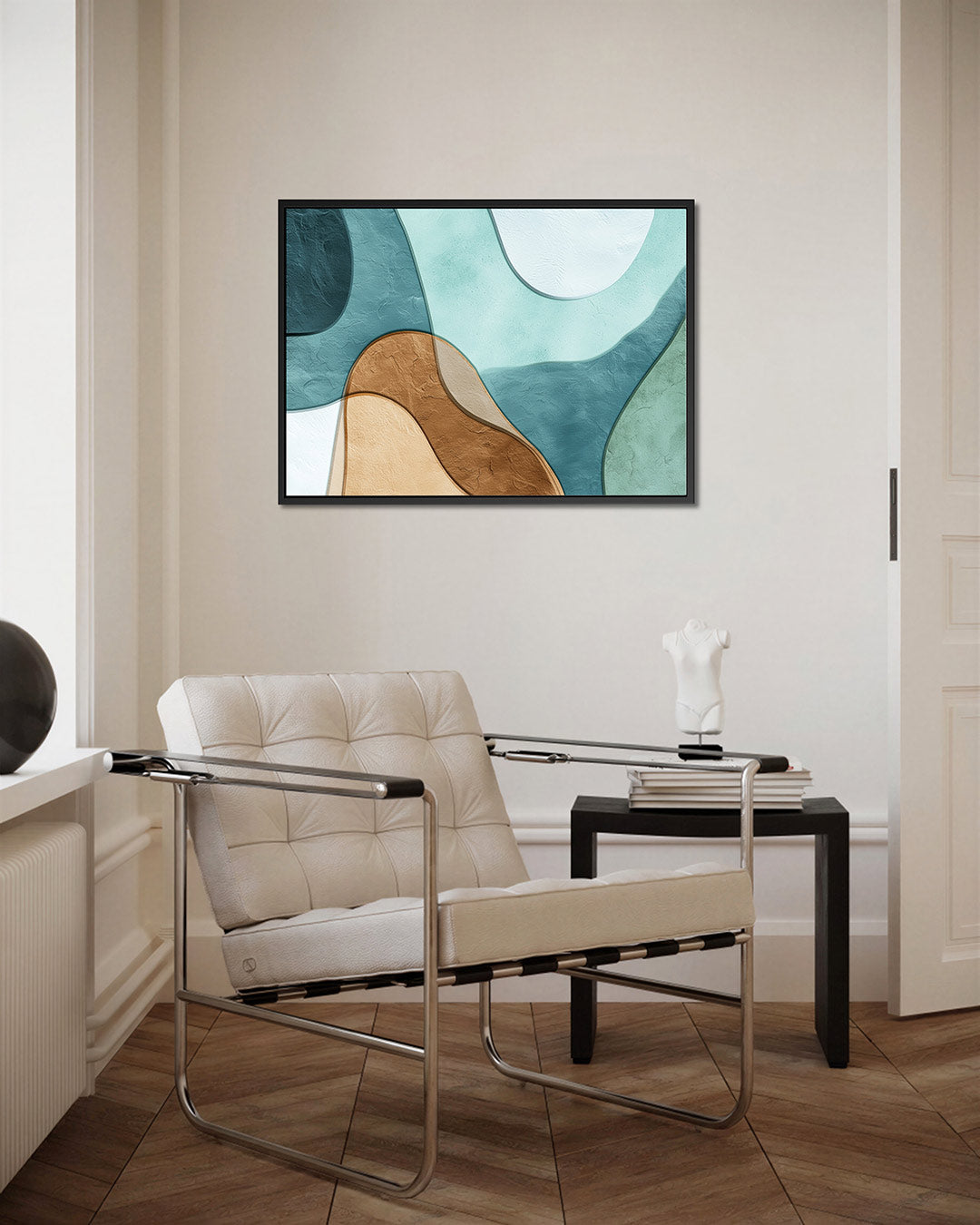 Organische vormen compositie Kunstwerk