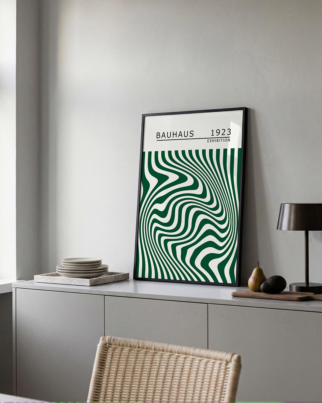 Golvend lijnenspel Poster