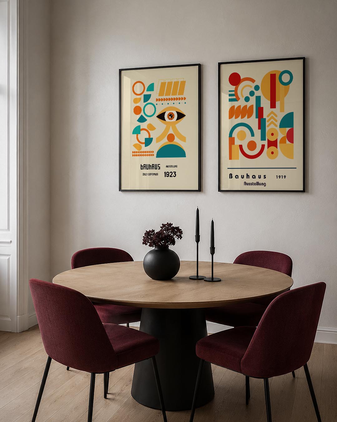 Vormen en vlakkenspel Posterset