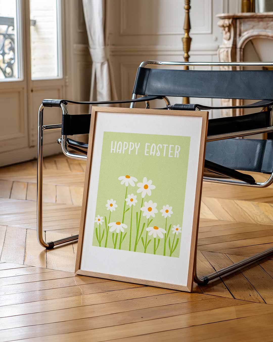 Vrolijke Paasbloemen Poster-WallArtistic