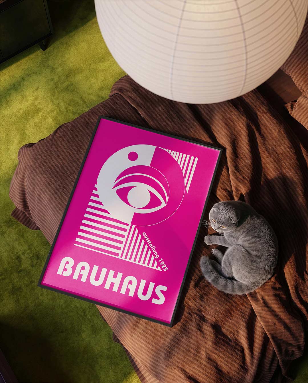 Oog en lijnen Poster