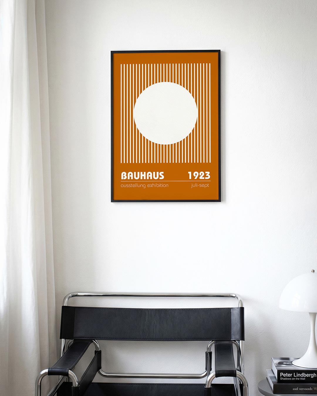Lijnen en cirkel Poster