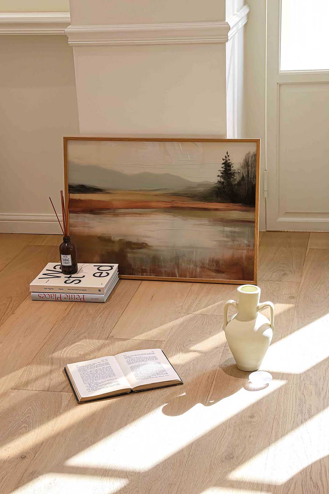Landschap met bomen Poster