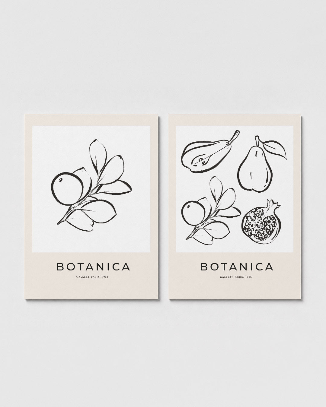 Natuurlijke eenvoud Posterset