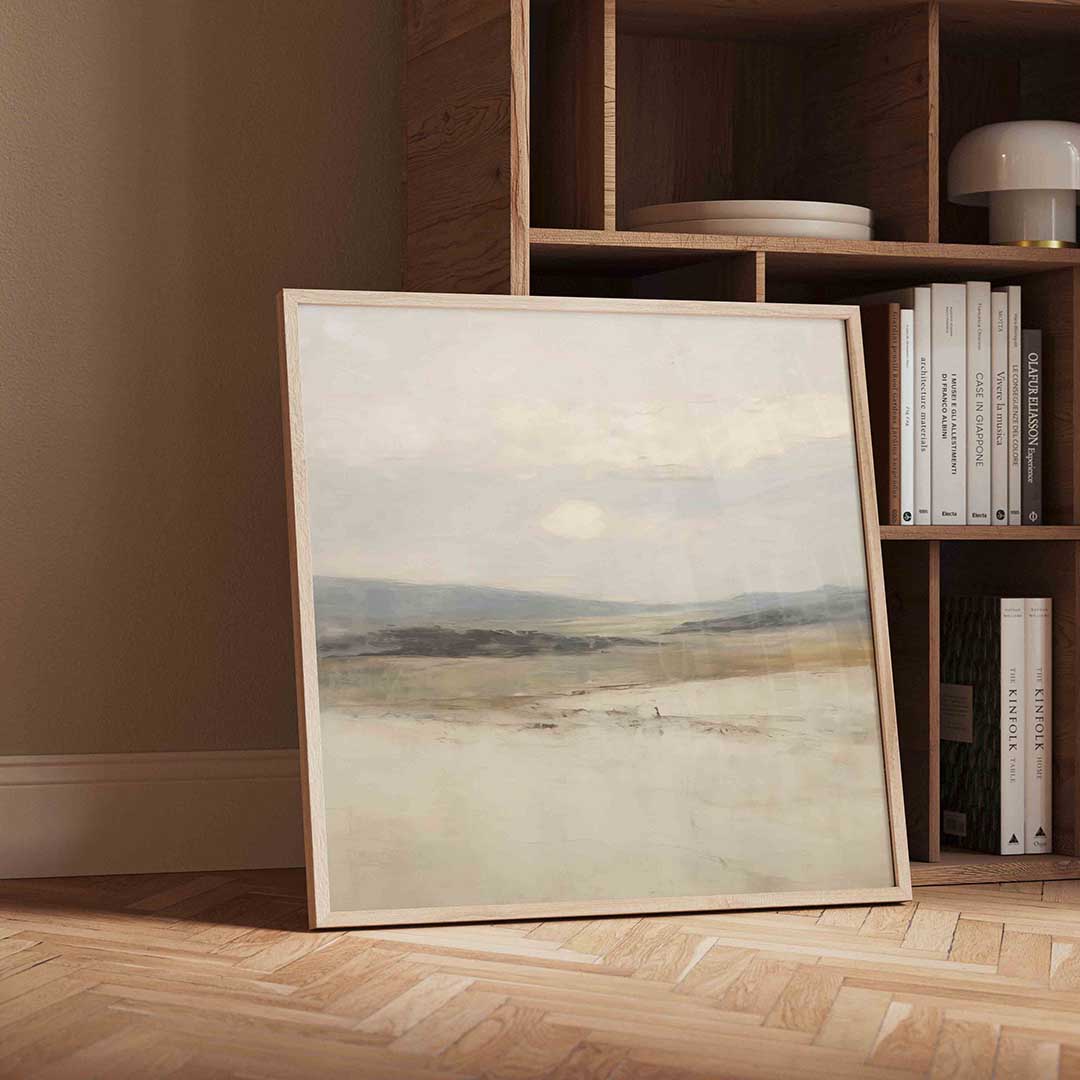 Landschap met bergen Poster