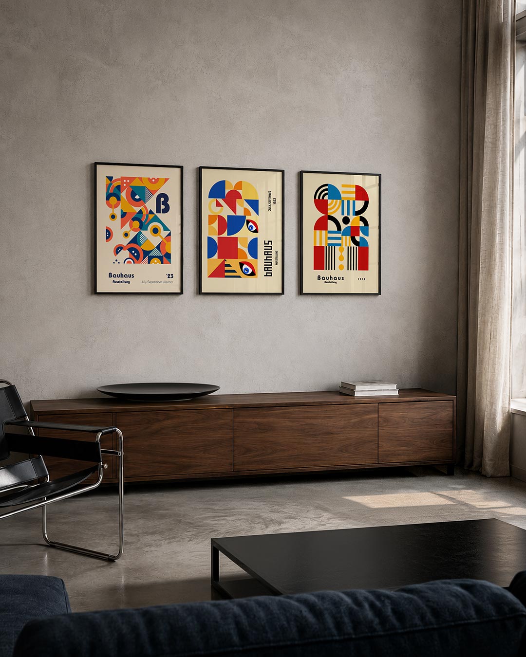 Vorm en kleurenspel Posterset