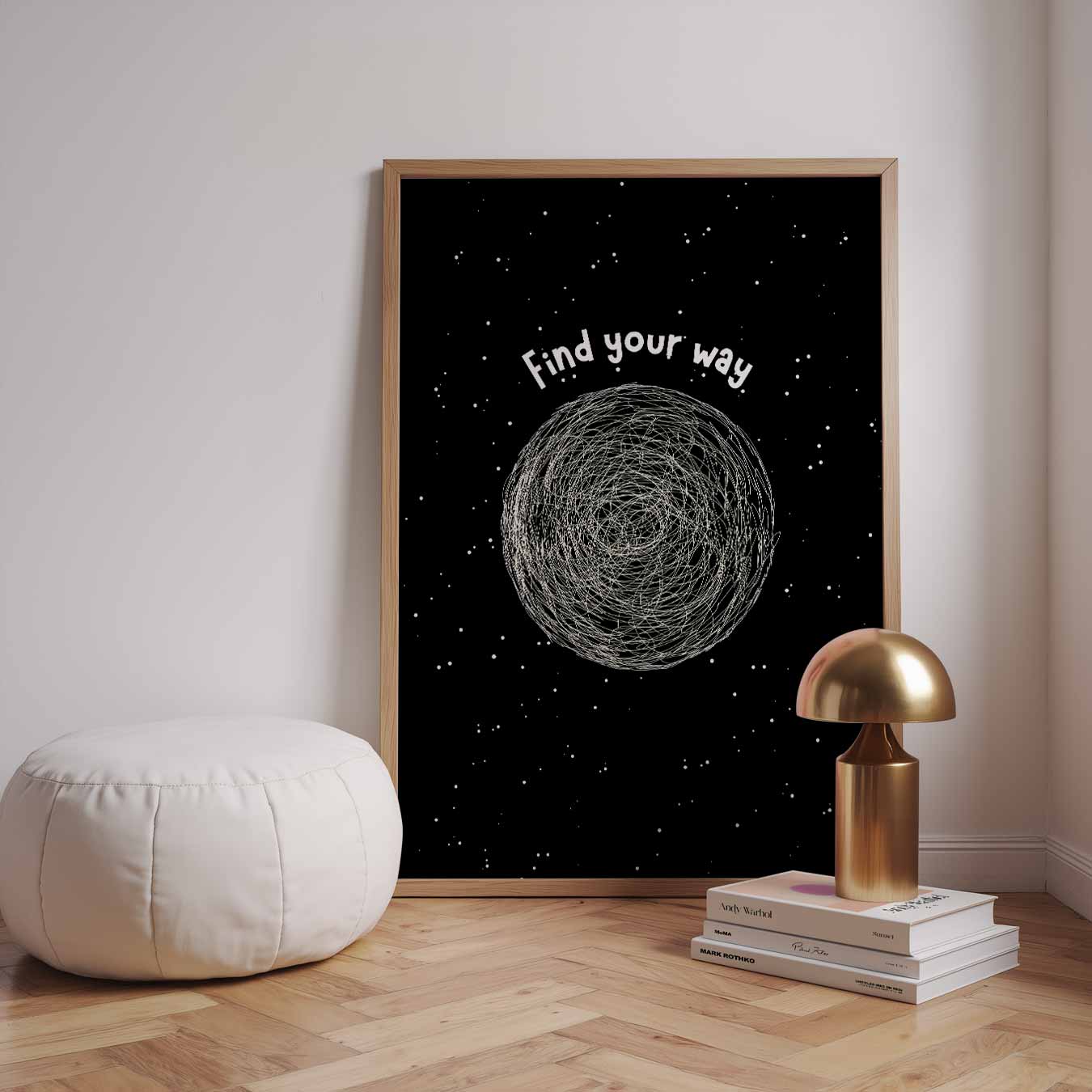 Find Your Way Poster-WallArtistic