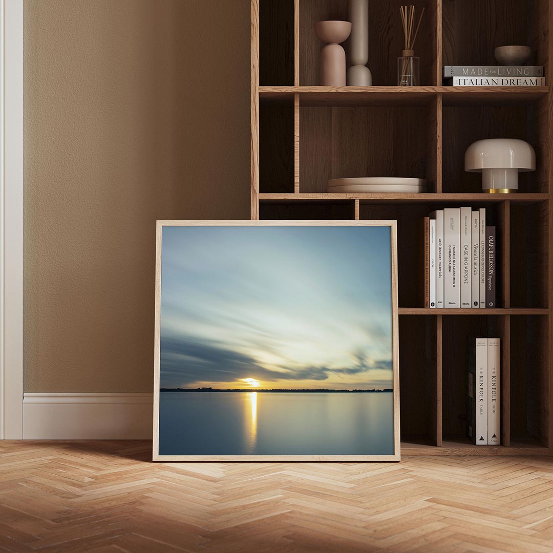 Rustige zonsondergang Poster