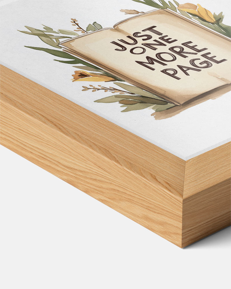 Just One More Page Poster-WallArtistic