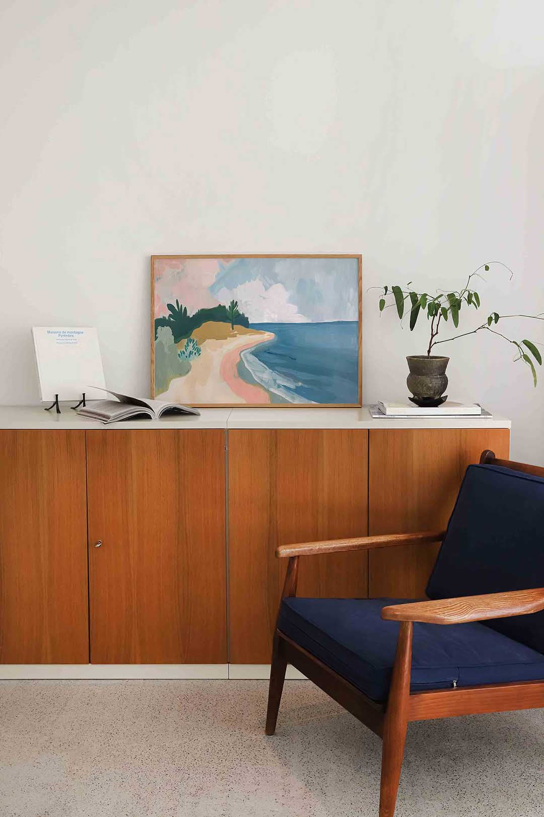 Strand en zee Poster