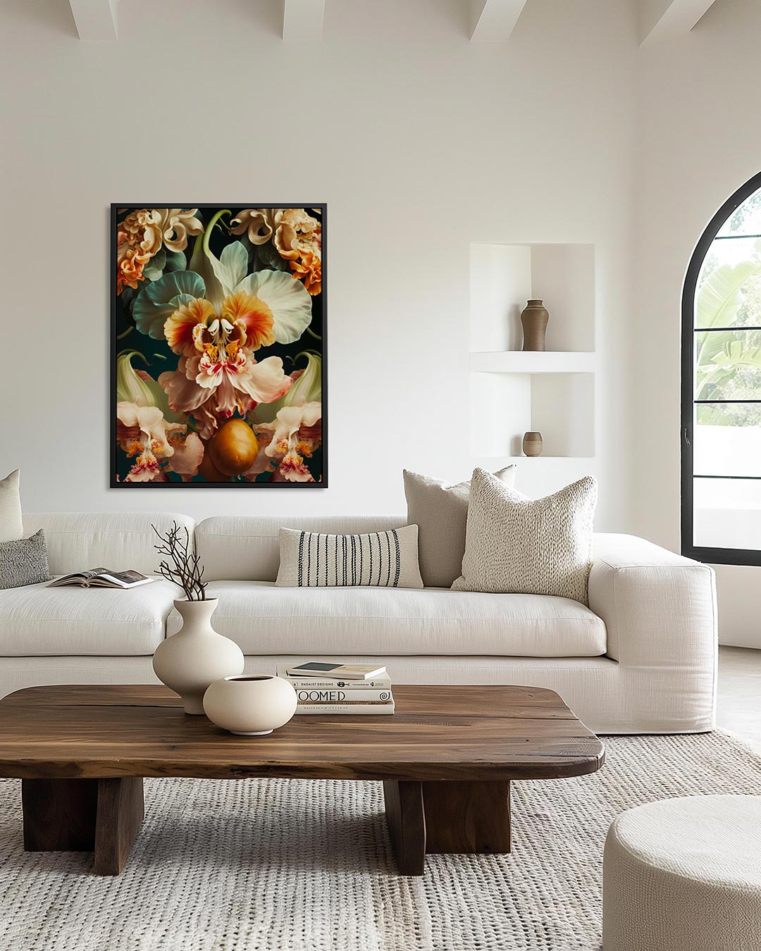 Florale fantasie Kunstwerk