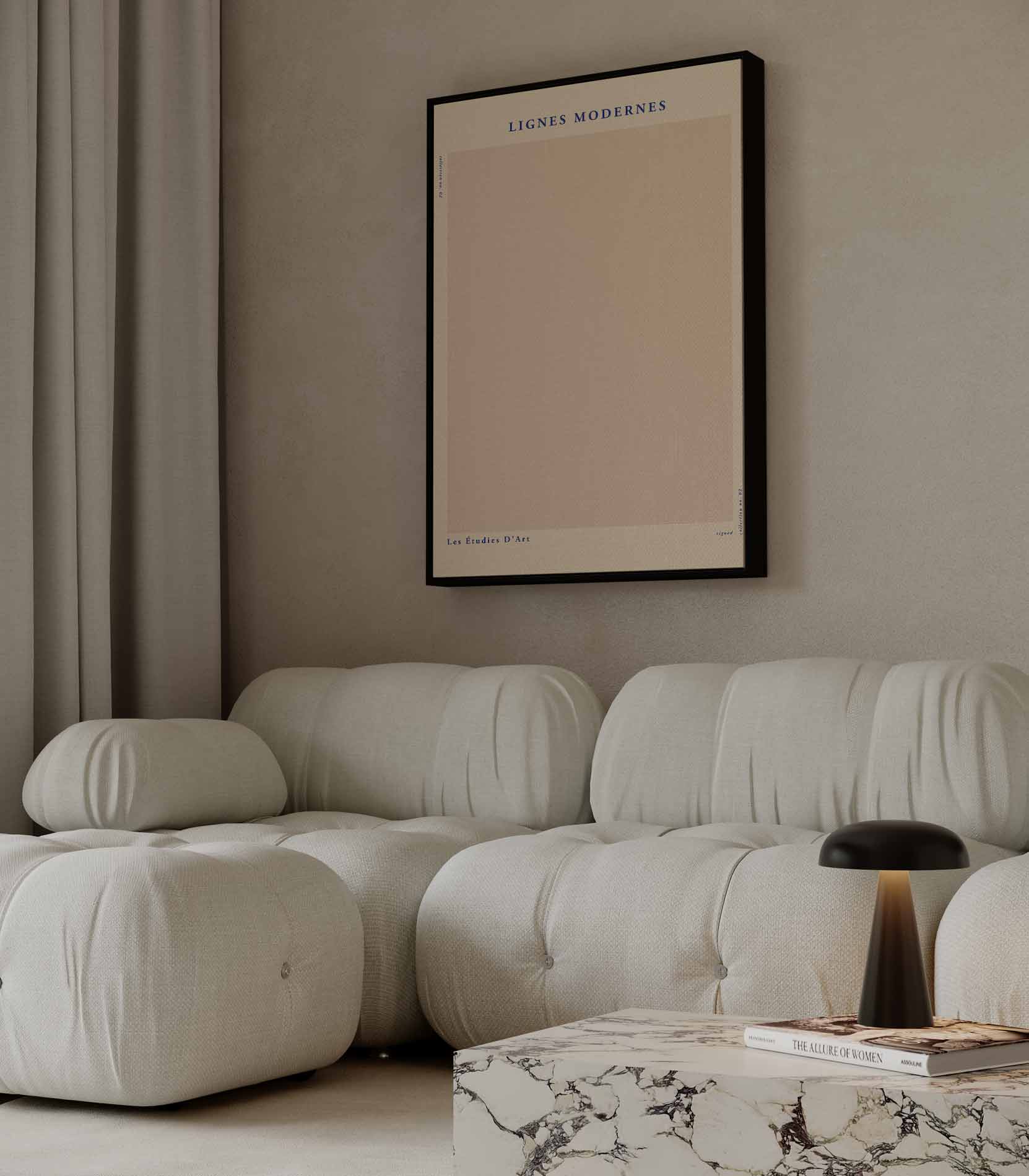 Lignes Modernes Poster