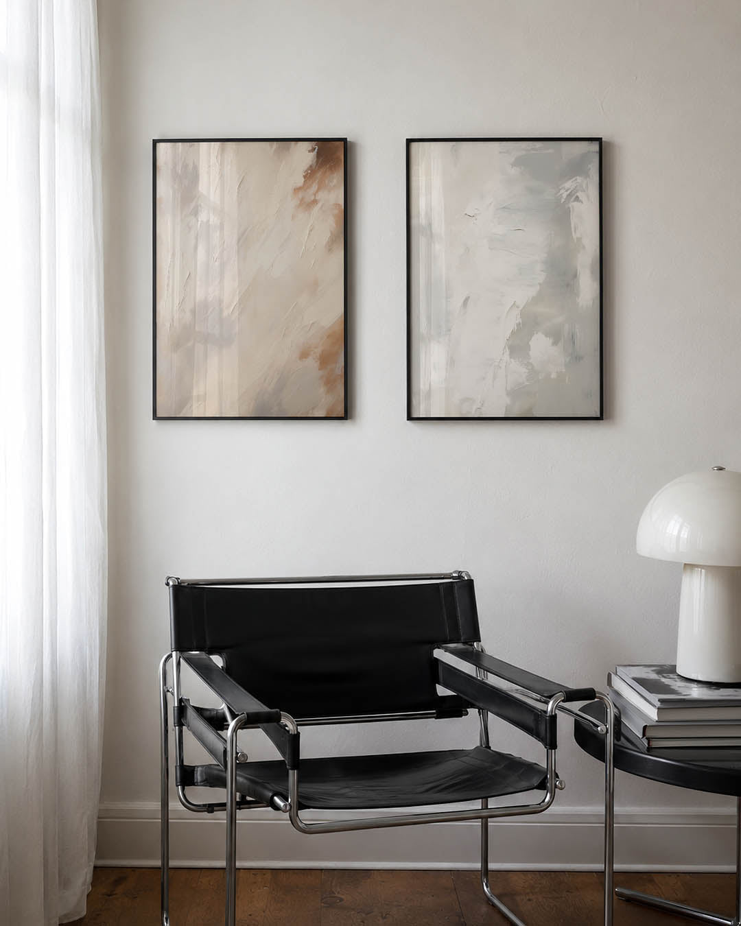 Zachte kleurvlakken Posterset