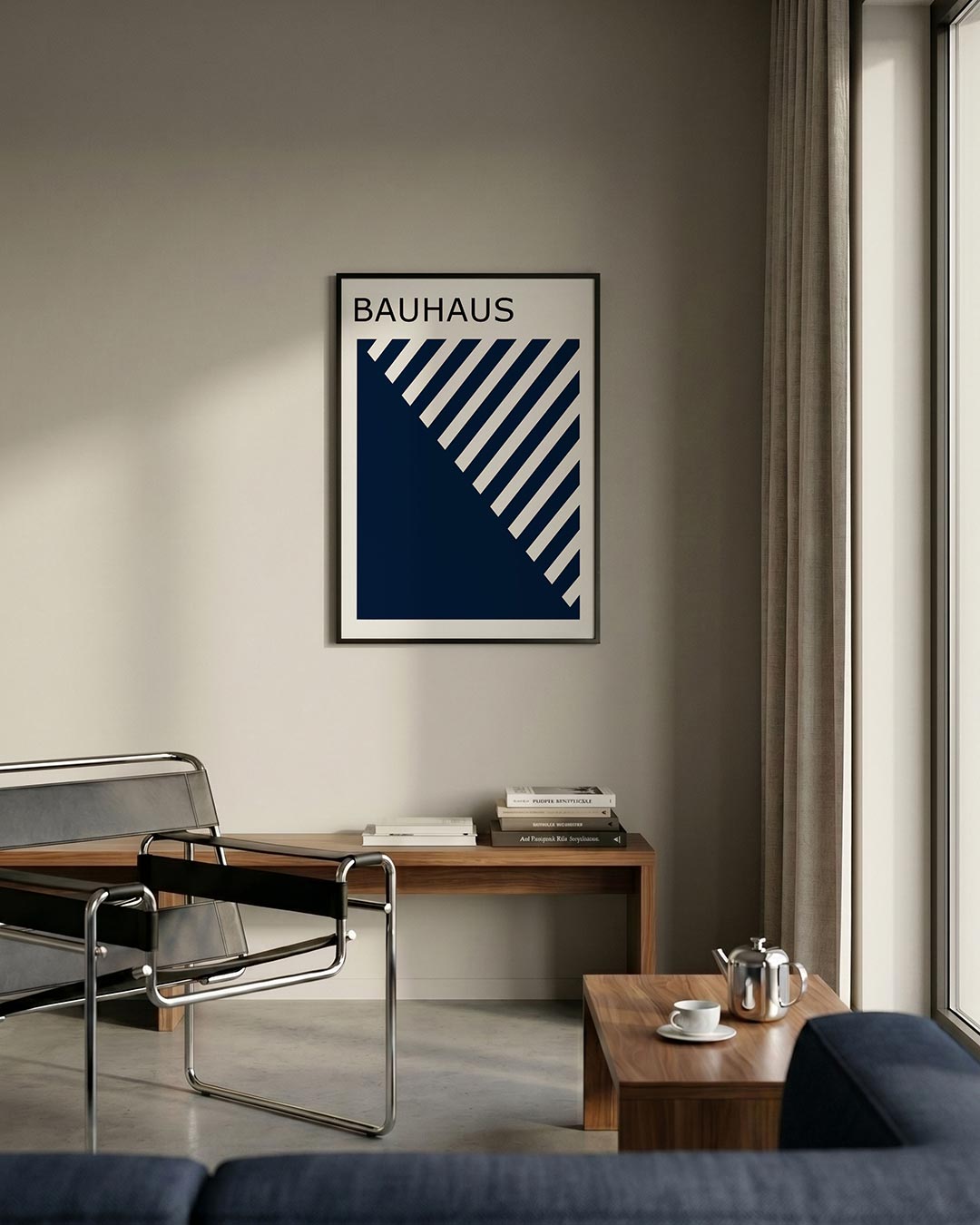 Diagonal lijnen Poster
