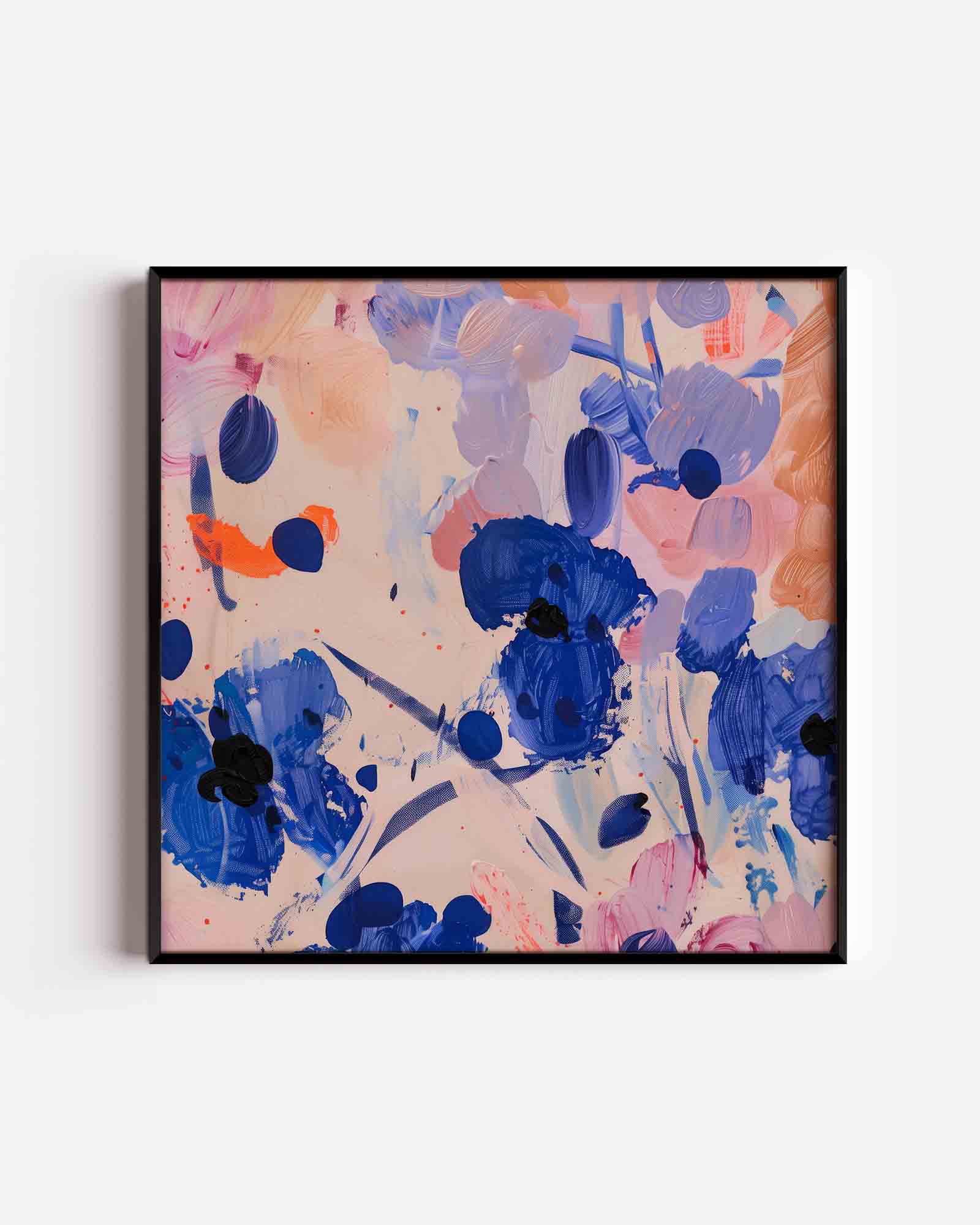 Abstracte bloemen Poster