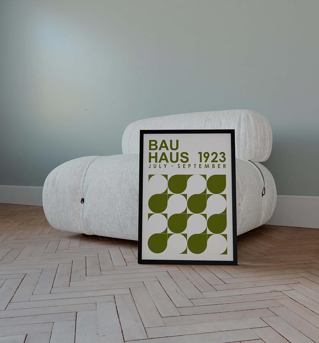Vormritme en kleur Poster