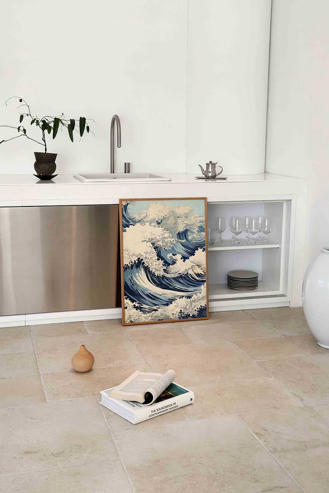 Golven en schuim Poster