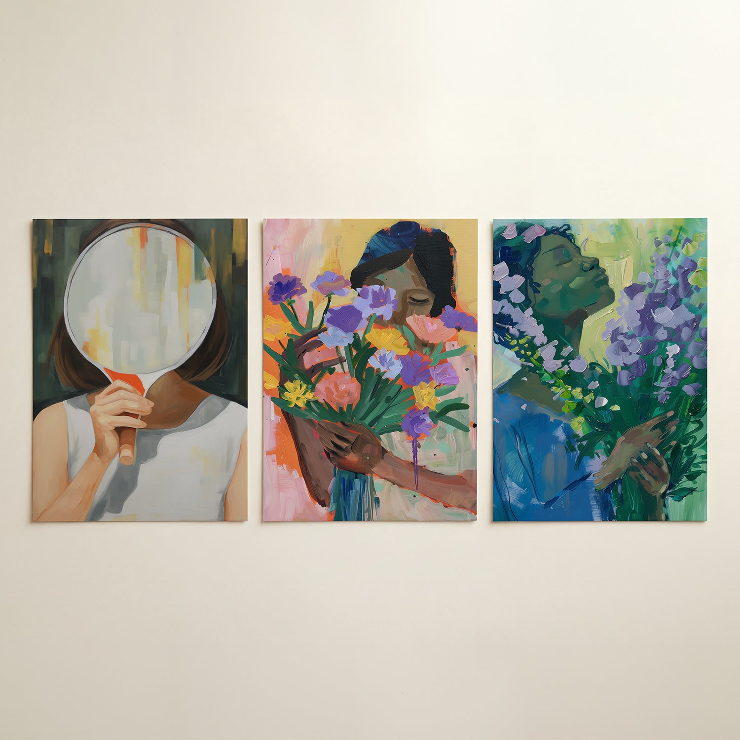 Spiegelbeeld en kleur Posterset
