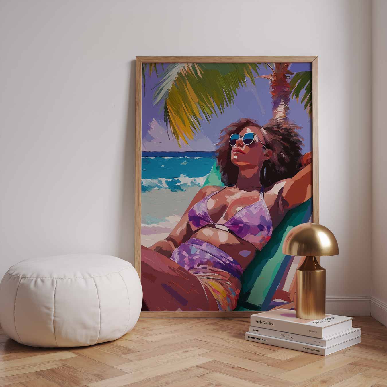 Tropische Zonvakantie Poster-WallArtistic