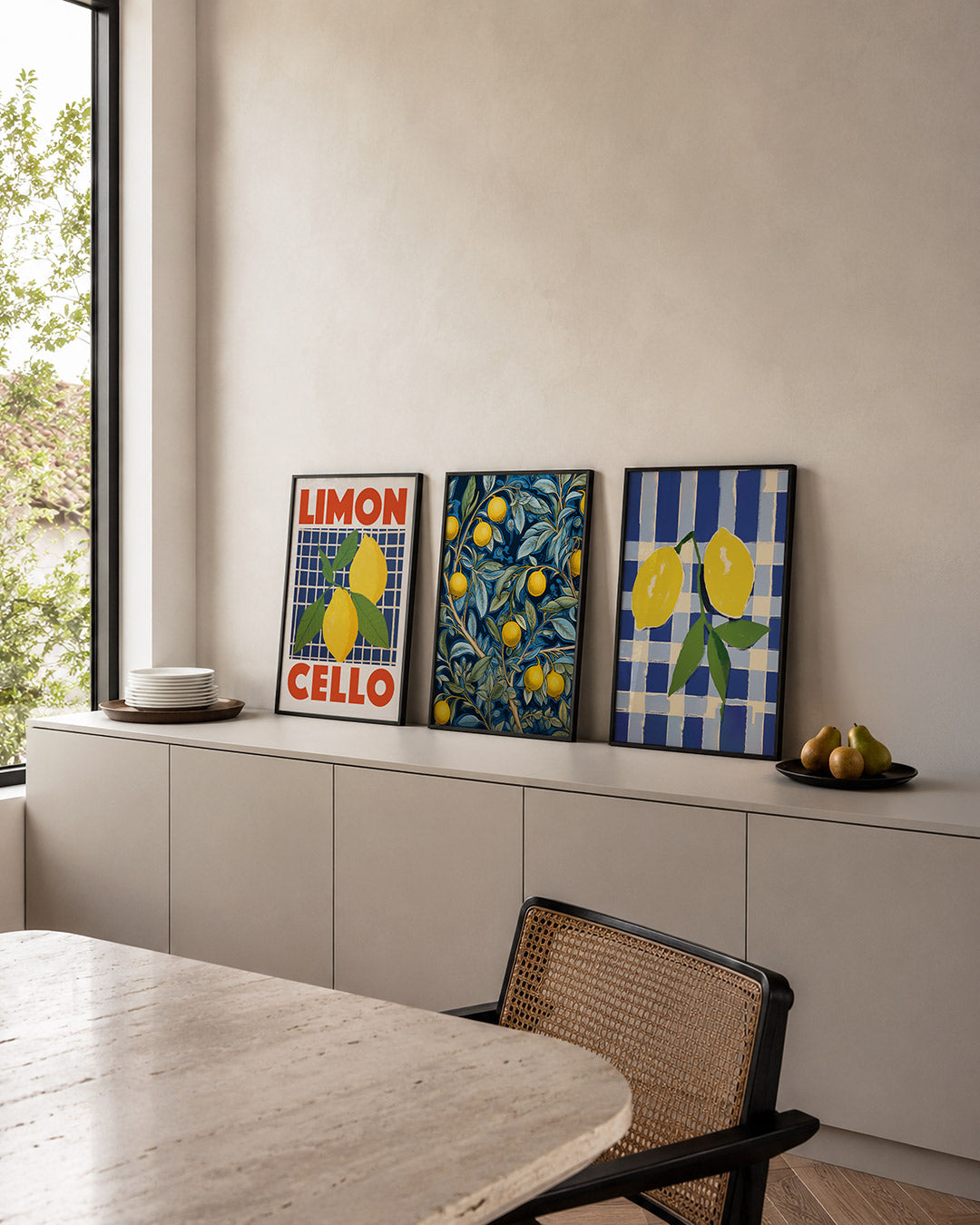 Citroen en raster Posterset