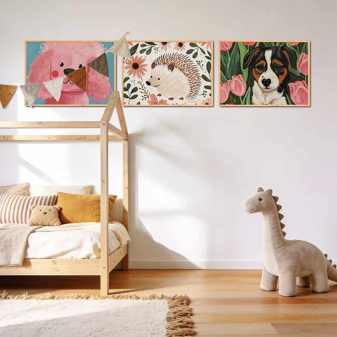 Vrolijke vormen Posterset