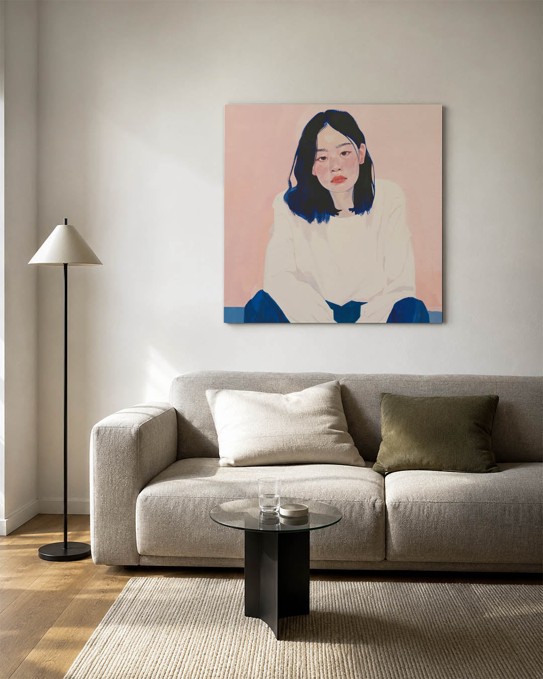 Portretstudie Kunstwerk