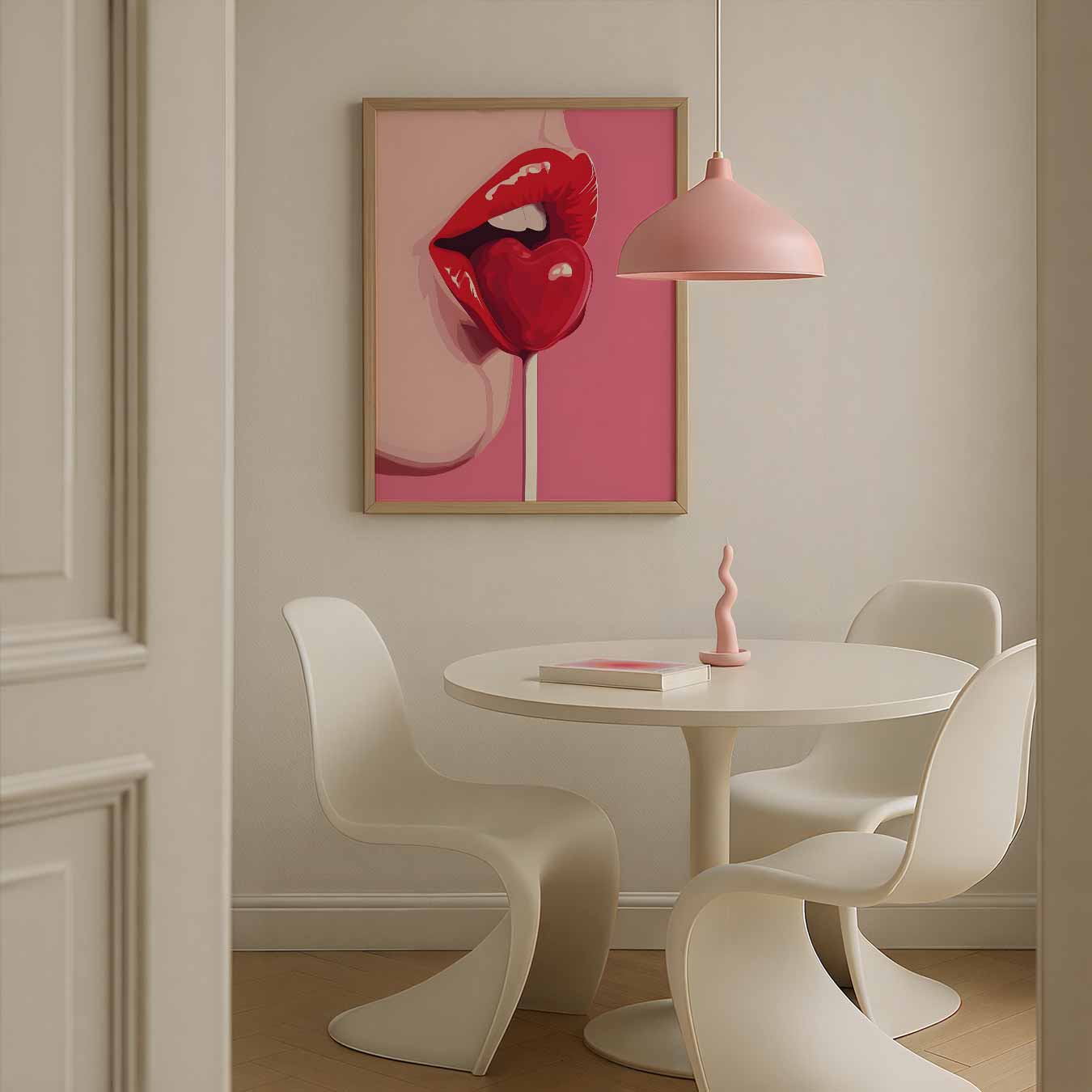 Liefdevolle Pop-art Poster-WallArtistic