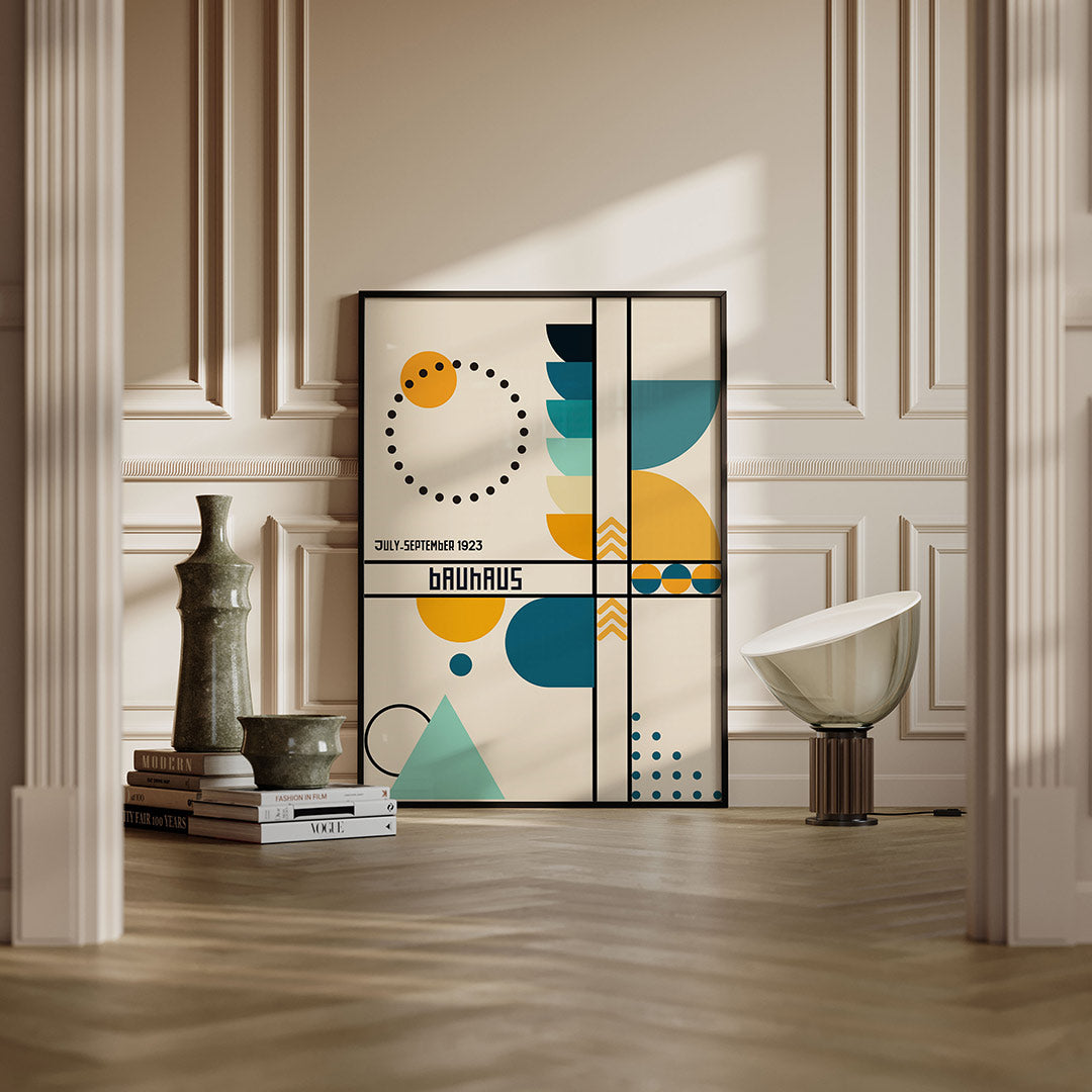 Vorm en kleurvlakken Poster