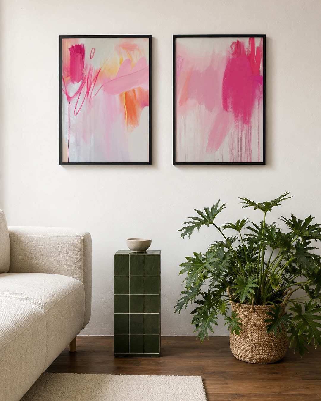 Vloeiende kleuren Posterset