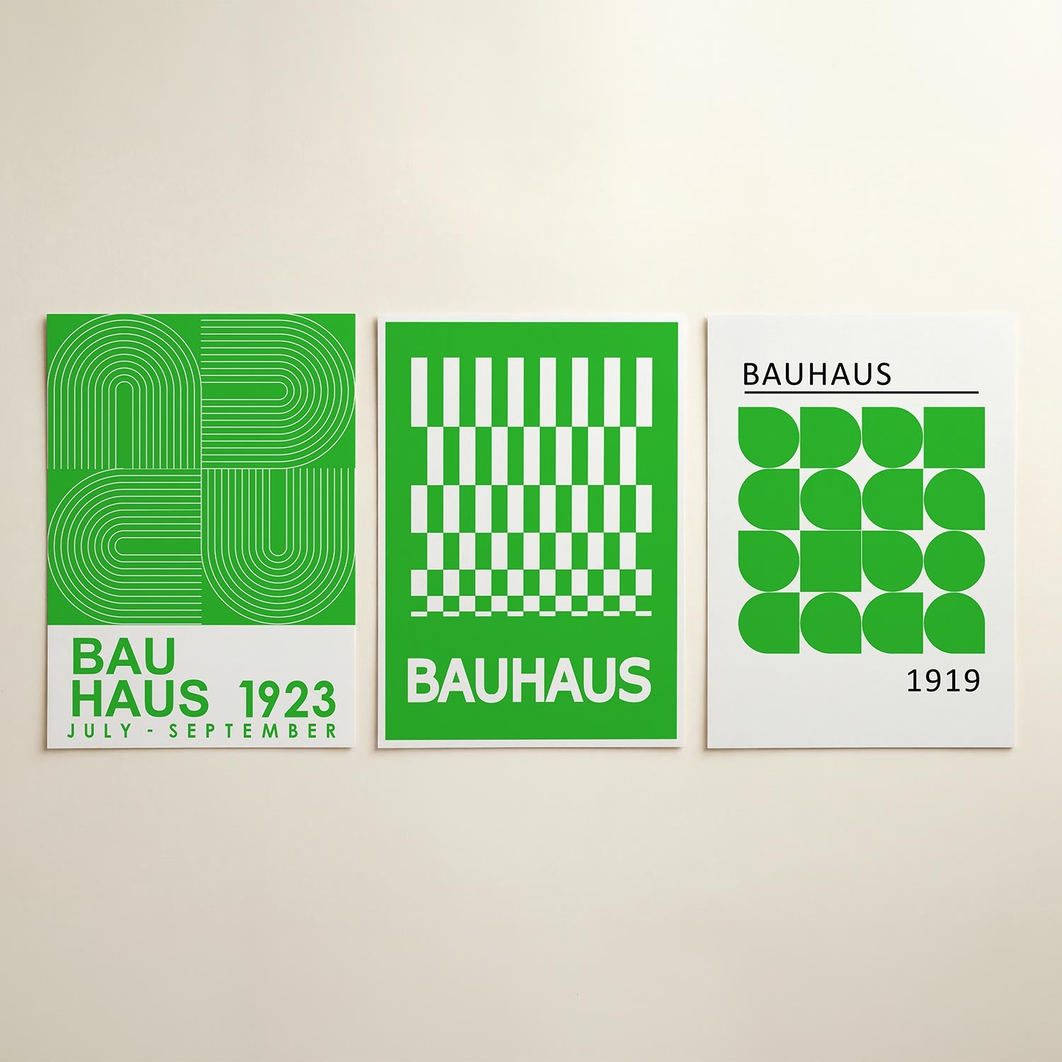 Lijnen en kleurvlakken Posterset