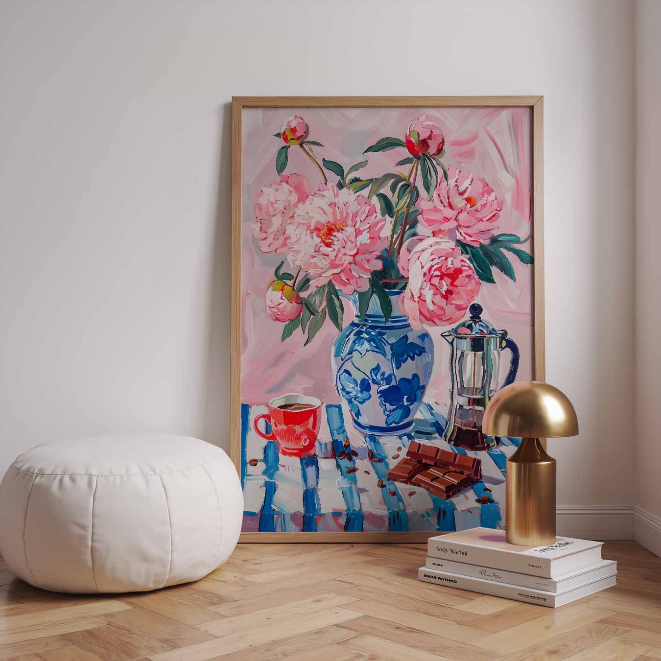 Bloemige Elegantie Poster-WallArtistic
