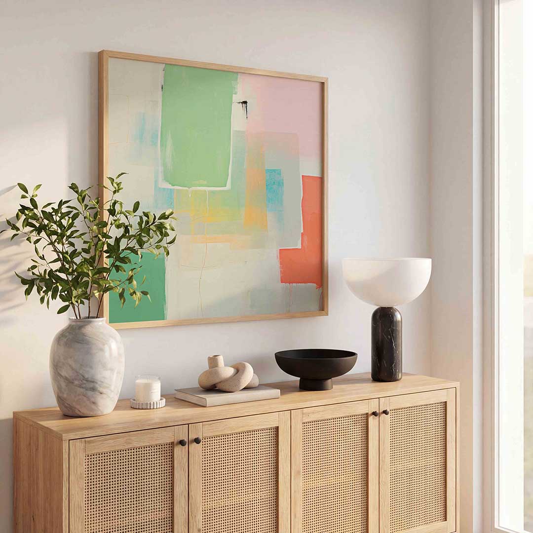 Abstracte vormen Poster