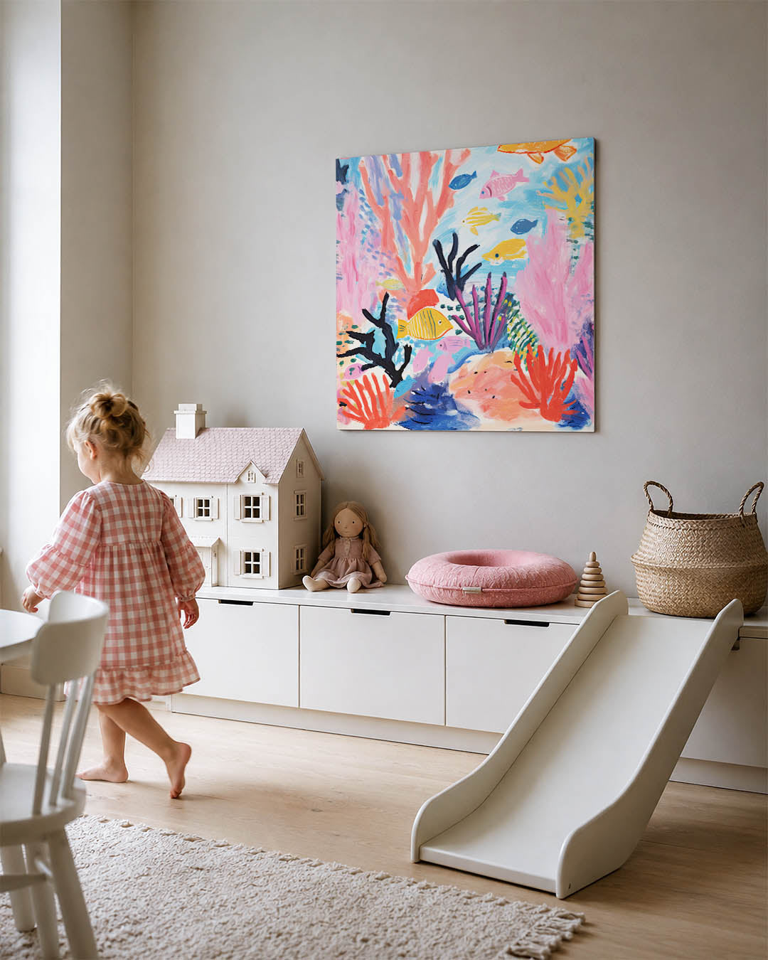 Kleurrijke onderwaterwereld Kunstwerk