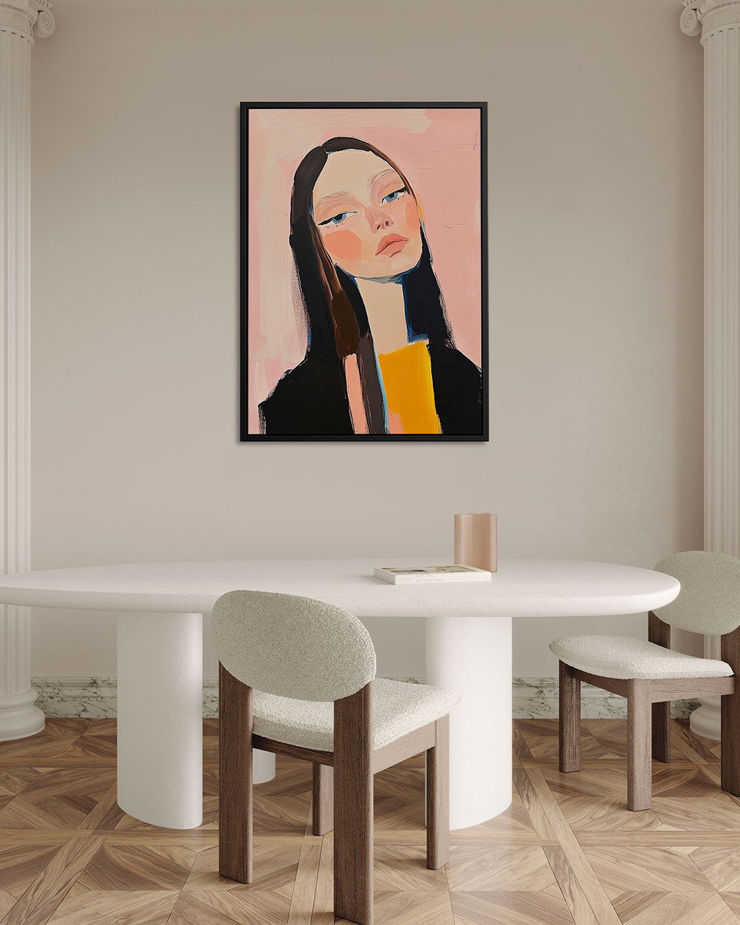 Vrouwelijk portret Kunstwerk
