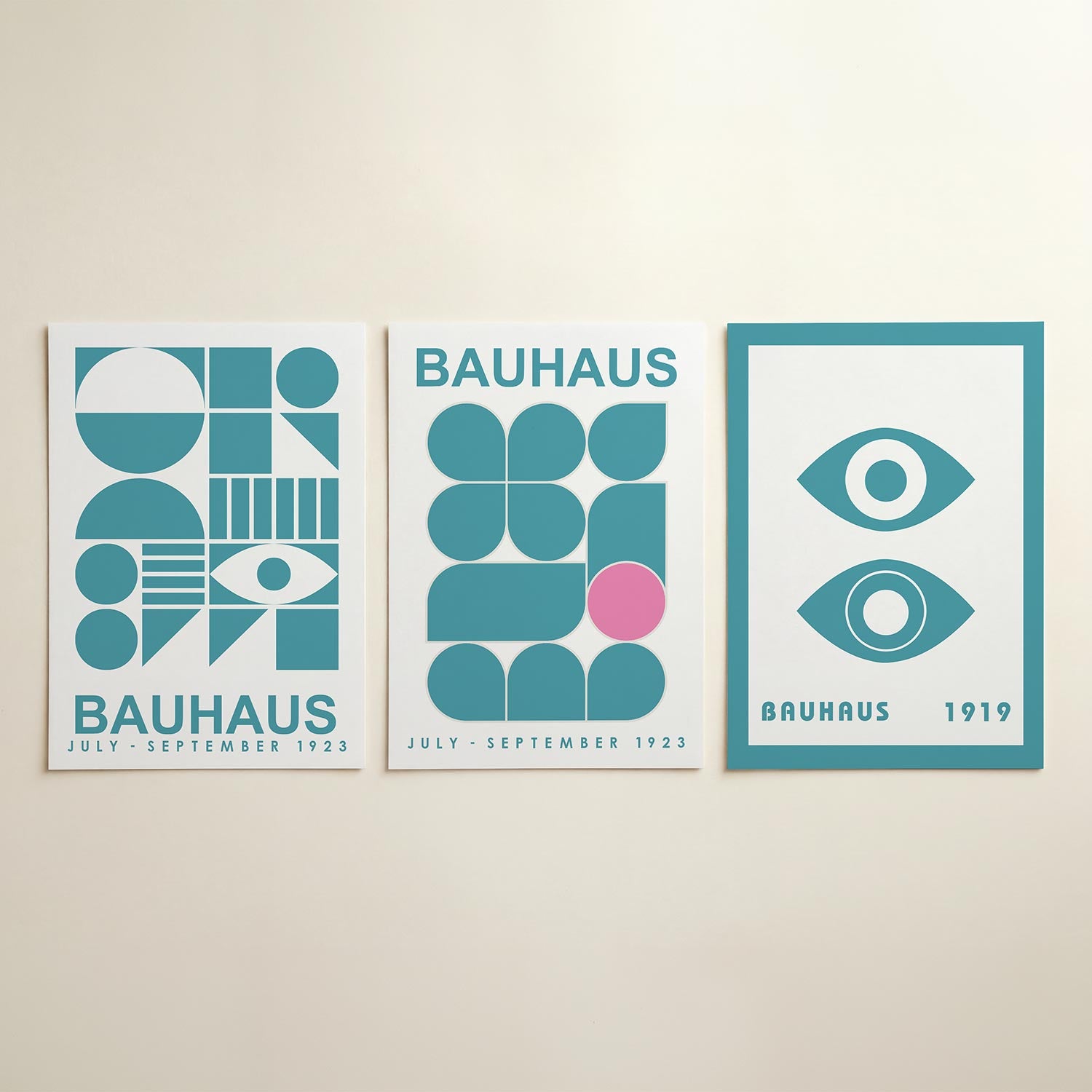 Vormen en vlakken Posterset