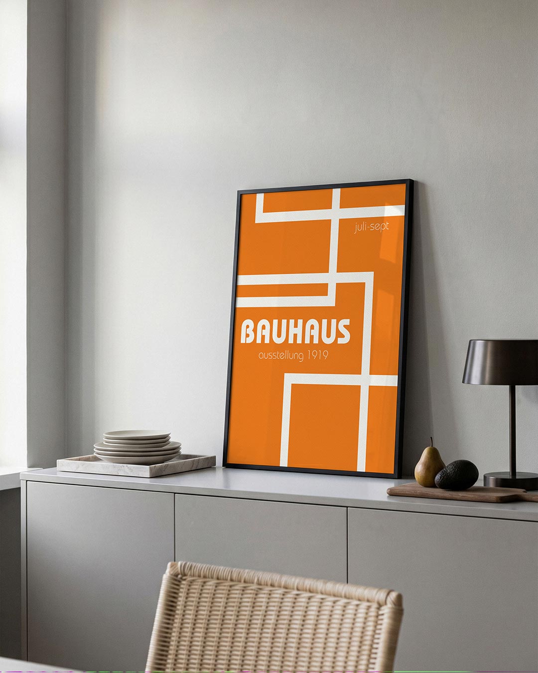 Lijnen en kleurvlakken Poster