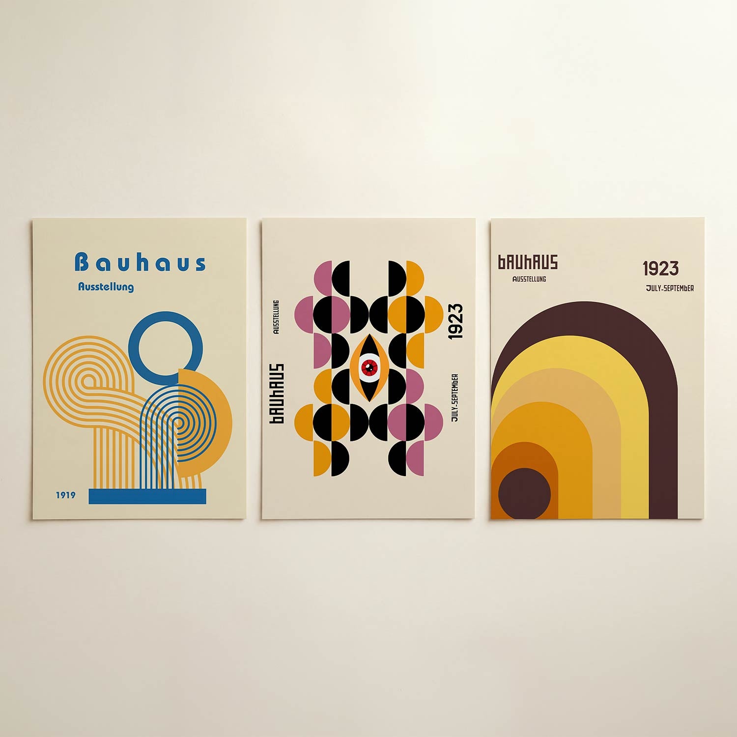Kleurrijke cirkelpatronen Posterset