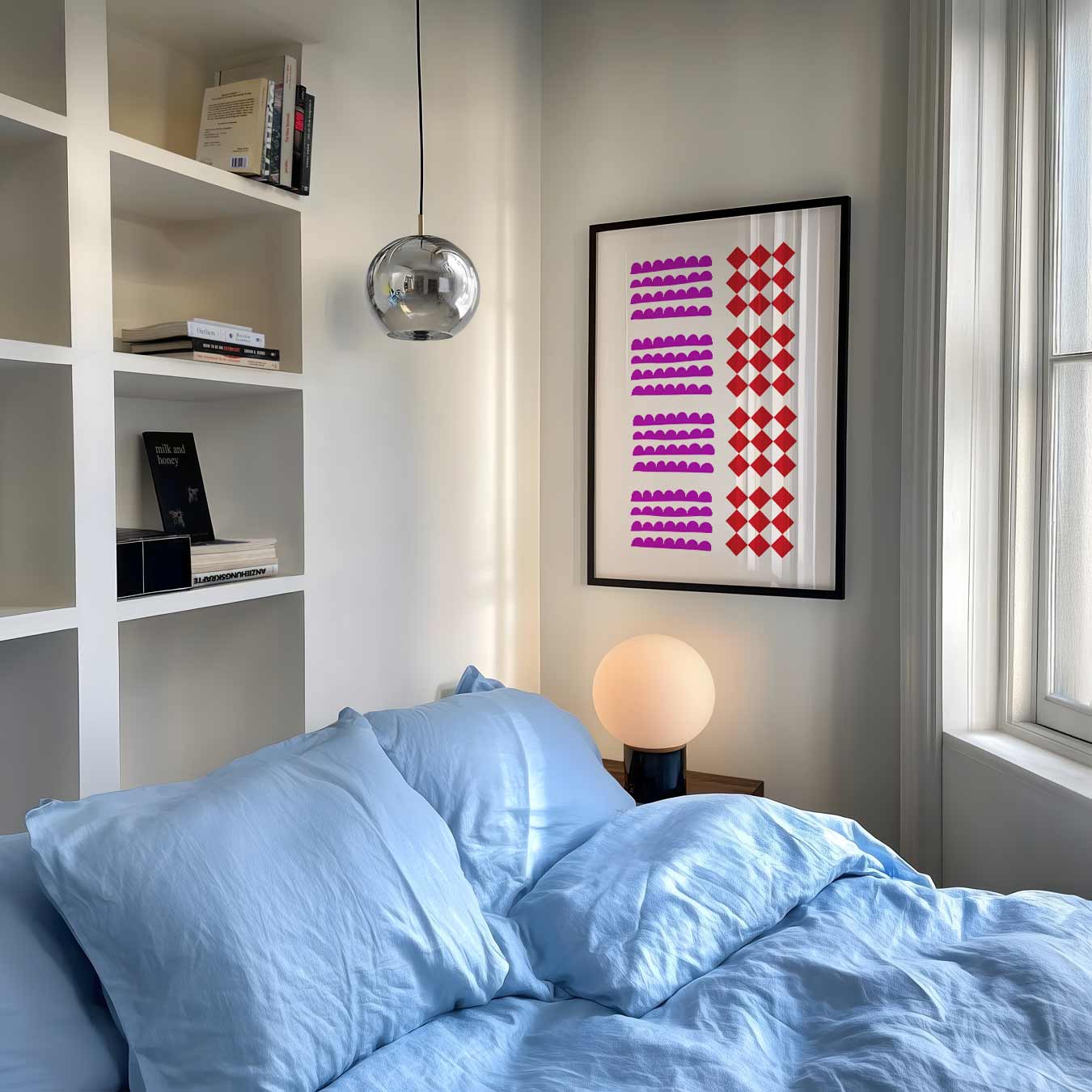 Kleurrijke Grafische Vibes Poster-WallArtistic