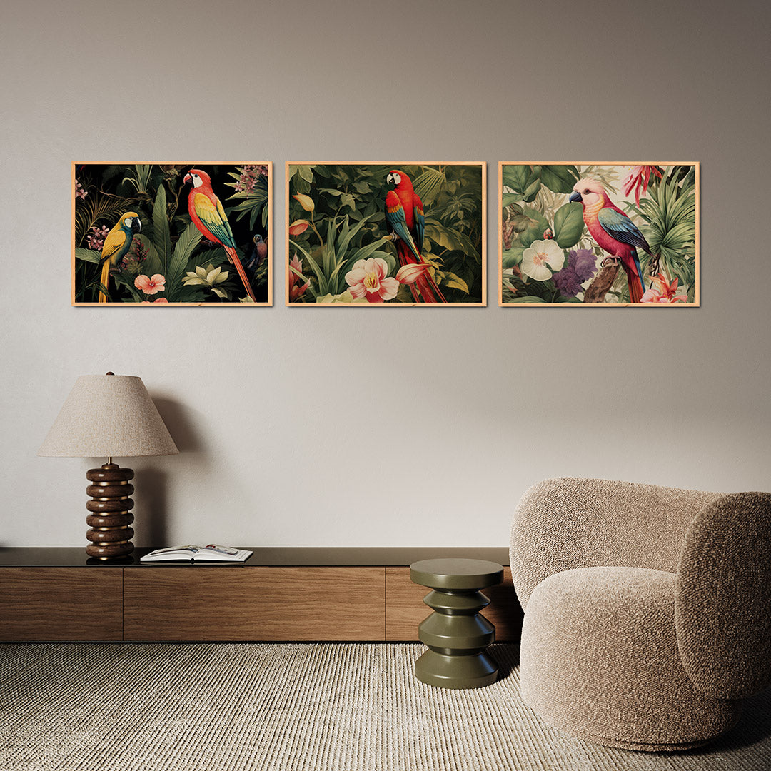 Tropische kleurenpracht Posterset